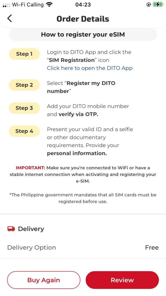 图片[10]-菲律宾DITO eSIM保号卡购买+使用【2025.10更新：线上自助实名】-海外云居民